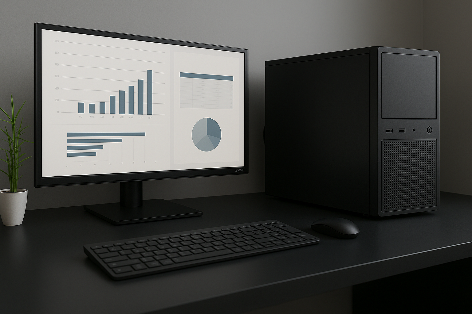 Komputer Kantor Minimalis